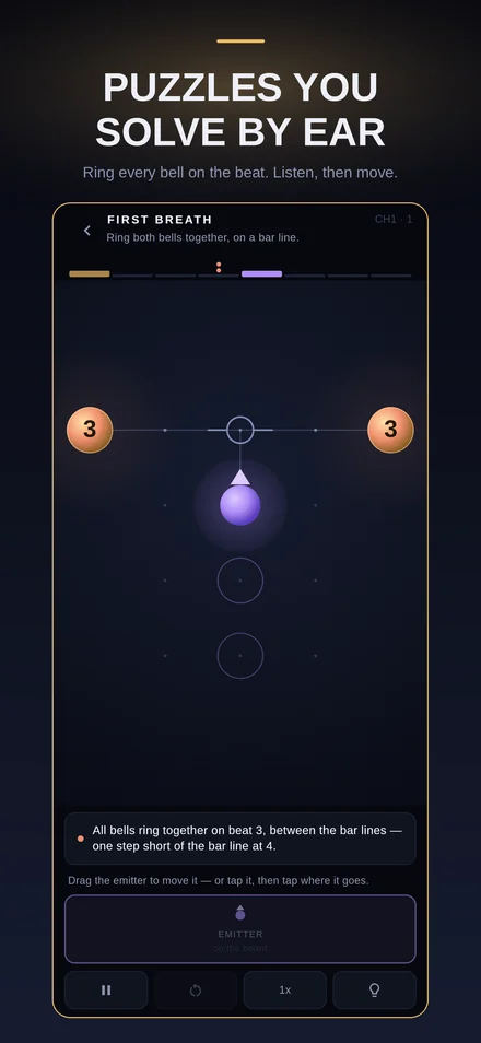 Bell Circuit board — solve it by ear