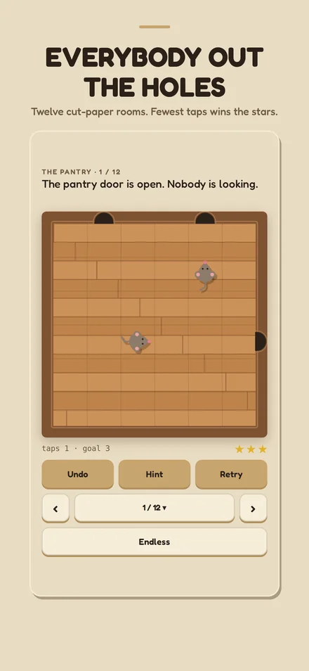 The pantry, the first room in Everybody Out